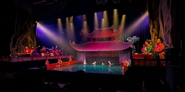 Traditional water puppet show in Vietnam